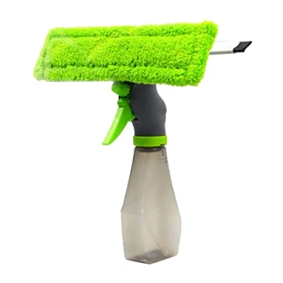 Image of Fenteer Professional Window Cleaning Combo Squeegee &amp; Microfiber Scrubber Water Spray Bottle