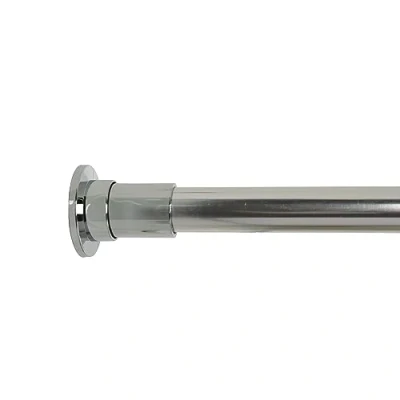 Image of Croydex AD102100 Stick &#039;N&#039; Lock Plus Easy to Fix Extendable Telescopic Rod with 22 mm Tube, Aluminum, Chrome, 8 ft 6 inch