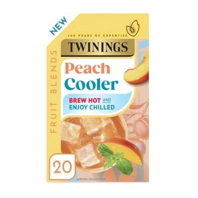 Image of Twinings Peach Cooler. Flavoured Fruit Infusion tea bags. 20