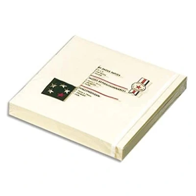 Image of 5 Star Re Move Notes Concertina Pad of 100 Sheets 75x75mm Yellow [Pack 12]