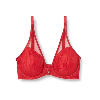 Image of Triumph Women&#039;s Vivid Spotlight Conscious W Bra, Deep Crimson, 34B