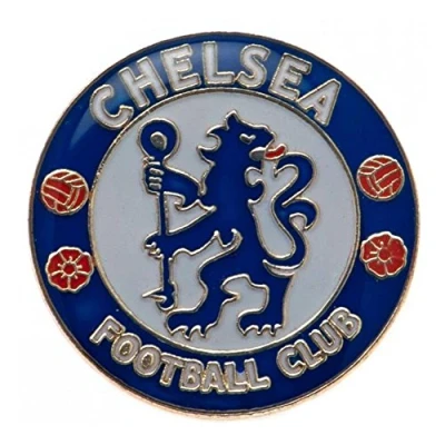 Image of Chelsea FC Official Badge Metal Pin Blue Club Crest