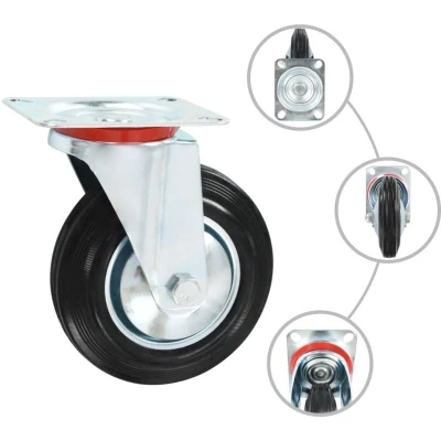 Image of vidaXL 12 pcs Swivel Casters 160 mm