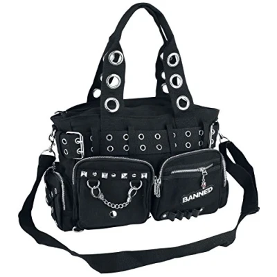 Image of Banned Apparel Canvas Rockabilly Women&#039;s Shoulder Handbag