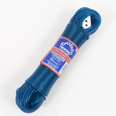 Image of 30M Quality Everlasto &#039;Wyercentor&#039; Steel Core Coloured Clothes/Washing Line 3.5mm Thick (BLUE)