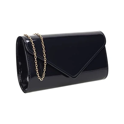 Image of SwankySwans Women&#039;s Alisa Clutch Bag, Navy