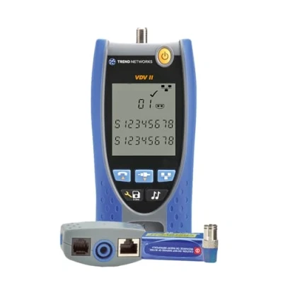 Image of TREND Networks R158007 VDV II Basic Cloud Connected Voice, Data and Video Cable Verifier Copper Tester Advanced Wiremap &amp; Troubleshooting Tool