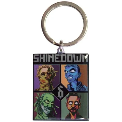 Image of Rock Off officially licensed products Shinedown Monsters Band Logo Keyring One Size