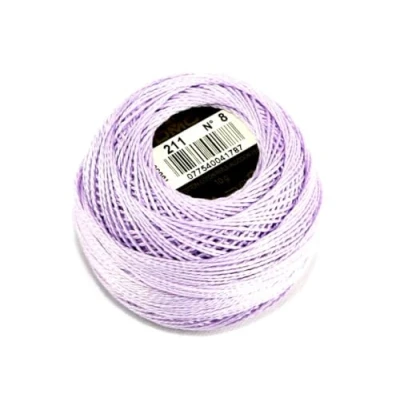 Image of DMC Cotton Perle Thread Size 8 211 per 10 Gram Ball