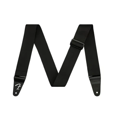 Image of Fender Polypro, Black Guitar Strap (0990662010)