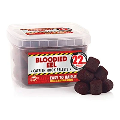 Image of Dynamite Baits Blooded Eel Hook Catfish pellets Red (22mm) Fishing