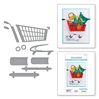 Image of Spellbinders 3D Shopping Cart Right Facing Add to Too