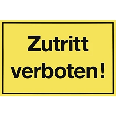 Image of Meister Sign Plaque Draw Attention to A The Foul Information Safety Marking/Hazard Note Property Marking Commercial Marking, 250 x 150 mm