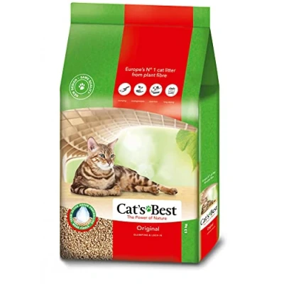 Image of Oko Cats Best Wood Litter Original Clumping Plus Cat Litter, 30 Liter