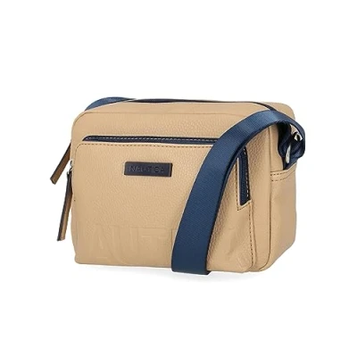 Image of Nautica Women&#039;s Adjustable Crossbody Bag Purse, Sand, One Size