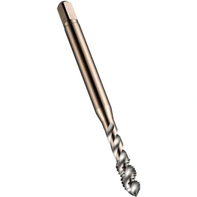 Image of Dormer E002M3 Series E002 HSS E PM Spiral Flute Machine Tap Metric with Bright Finish, ISO Standard, M3 x 0.50 mm Thread, 48 Length