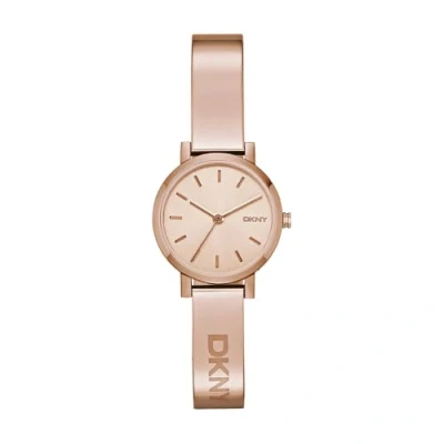 Image of DKNY Watch for Women Soho, Three Hand movement, 24mm Rose Gold Stainless Steel case with a strap, NY2308