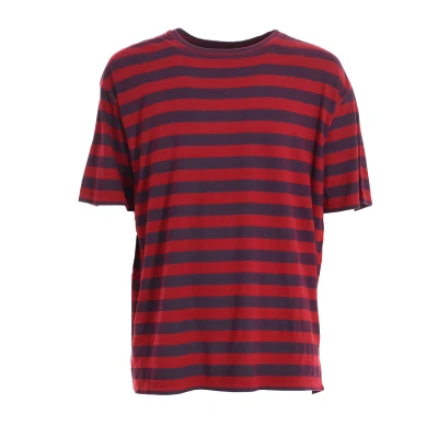 Image of Eleven Paris Womens AZIZ round neck short sleeve t shirt 17S1TS296 woman Red Cotton Size Large