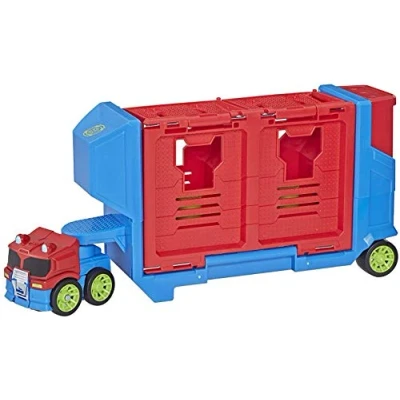 Image of Playskool Heroes Transformers Rescue Bots Academy Flipracer Trailer
