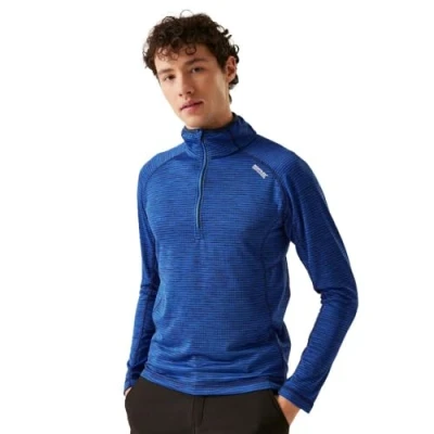Image of Regatta Men&#039;s Yonder II Half Zip Fleece Olympian Blue, Size: 3XL