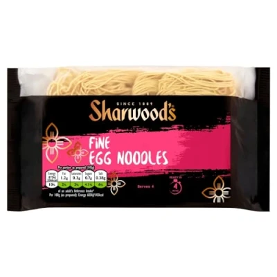 Image of Sharwood’s Fine Egg Noodles, 226g (Pack of 1)