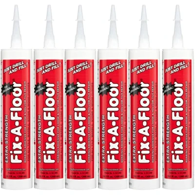 Image of Fix A Floor Extra Strength Bonding Adhesive for Loose and Hollow Tiles, Wood, LVT &amp; Laminate. Includes 2mm+ Customisable Patented Tip With Preservation cap (06)