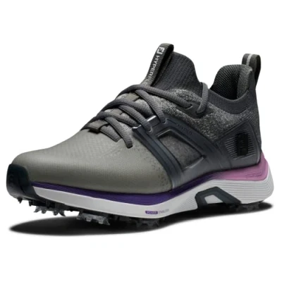 Image of FootJoy Women&#039;s Hyperflex Previous Season Style Golf Shoe, Grey/Purple/Pink, 5 UK