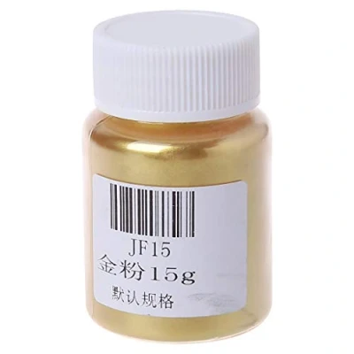 Image of Edible Gold Glitter Powder, 15g Flash Golden Powder Decorating Food Cake Baking DIY