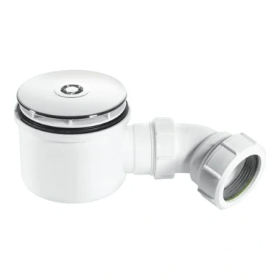 Image of Mcalpine ST90CB10 HP Shower Waste 90mm Chrome with 2&quot; Outlet