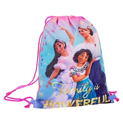 Image of Disney Encanto Drawstring Bag Girls PE Kit Gym Kids Mirabel Trainer Swim