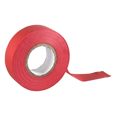 Image of Gocableties Red Electrical Tape, 19mm x 20m, Strong Self Adhesive PVC Insulation Tape for Insulating, Repairing and Protecting Wires, 1 Roll