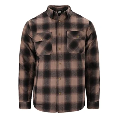 Image of WHISTLER Men&#039;s Quilted Blouse, Opaque, 1001 Black, XXL