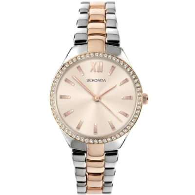 Image of Sekonda 2956 Ladies Rose Gold &amp; Silver Watch