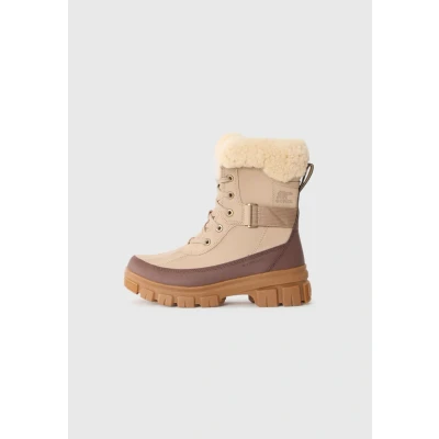Image of Sorel Womens Torino Parc Wp Fashion Boot, Omega Taupe Gum 10, 6 UK