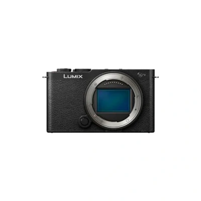 Image of Panasonic Lumix DC S9E K Full Frame Mirrorless Open Gate Vlogging Camera, 24.2MP, 6K /4K Video, 779 Point PDAF, Image Stabilisation, Free Angle Screen, 5Ghz WiFi, Black, Body