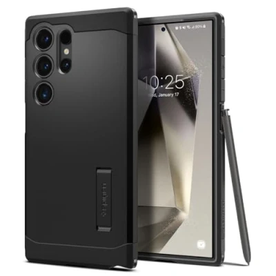 Image of Spigen Ultra Hybrid TPU Back Cover Black Samsung Galaxy S24