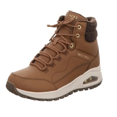 Image of Skechers Women&#039;s UNO Rugged Ankle Boot, Natural, 8 UK