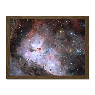 Image of Wee Blue Coo Space Stars Carina Nebula Galaxy Universe Hubble Large Framed Art Print Poster Wall Decor 18x24 inch