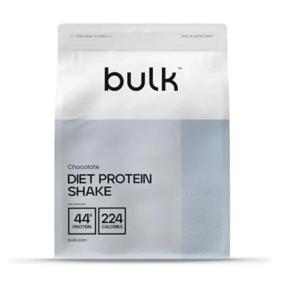 Image of Bulk Diet Protein Shake, Whey, Glucomannan, Low Calorie, Carb, High Protein, Chocolate, 1 kg, 16 Servings, Packaging May Vary