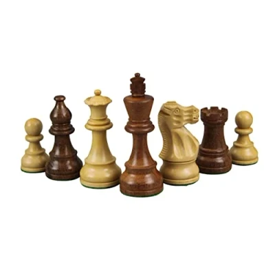 Image of Heavy Weighted Atlantic Classic Chess Pieces Staunton Sheesham Boxwood Made For Your Board 3 Inch