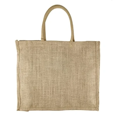 Image of LEVIATAN EKO Jute Bag 42 x 36 cm 100% Shopper, Natural Robust and Large