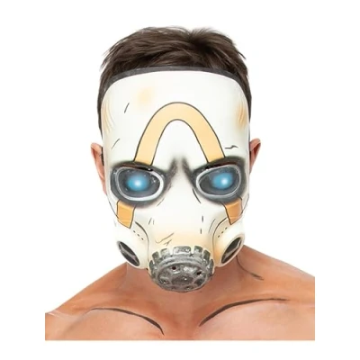 Image of Smiffys Borderlands Psycho Mask for Adults, Full Face with Elastic Back, Officially Licensed, Perfect Matching Costume Sets, Great Halloween and Themed Parties