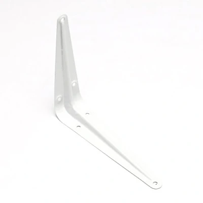 Image of Merriway BH05655 (20 Pcs) London Style Shelf Bracket, White 125 x 100mm (5 4 inch), Load 20 kilogram Pack of Pieces