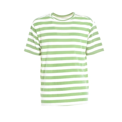 Image of Eleven Paris Womens AZIZ round neck short sleeve t shirt 17S1TS296 woman Green Cotton Size X Small