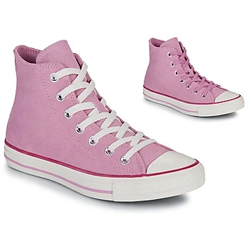 Image of Converse CHUCK TAYLOR ALL STAR women&#039;s Shoes (High top Trainers) in Pink