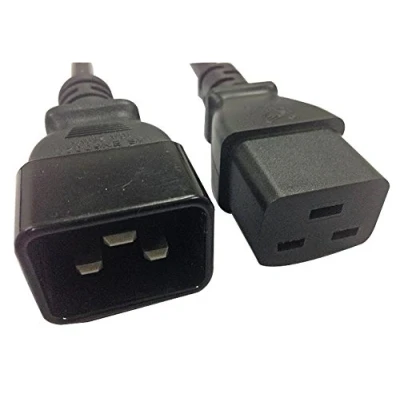 Image of Pro Elec H.C15 2 m 16A IEC C20 male to C19 Female Extension Lead, Lead