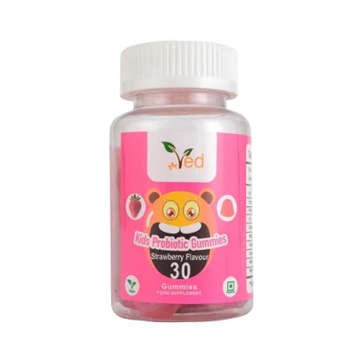 Image of Ved Kids probiotic Gummies for Supplement, Energy &amp; Immune System Vegan 15 Days Supply, 30 Chewable Vitamins Gummies.(15 Supply)