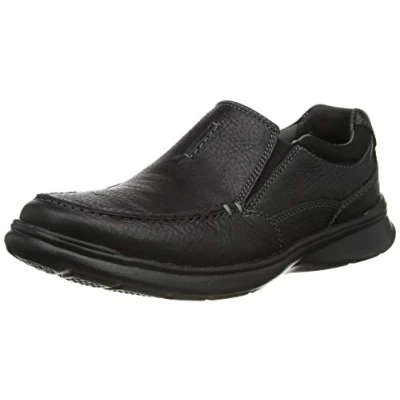 Image of Clarks Men&#039;s Cotrell Free Loafer, Black Oily Lea, 10.5 UK