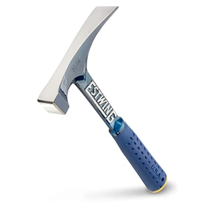 Image of Estwing E6 22BLC 22oz Smooth Face Big Blue Rock Pick Hammer with Shock Reduction Grip