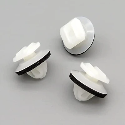 Image of VVO Fasteners White Plastic Rear Wheel Arch Flares &amp; Moulding Trim Clips for Toyota C HR, RAV4, (Pack of 10)